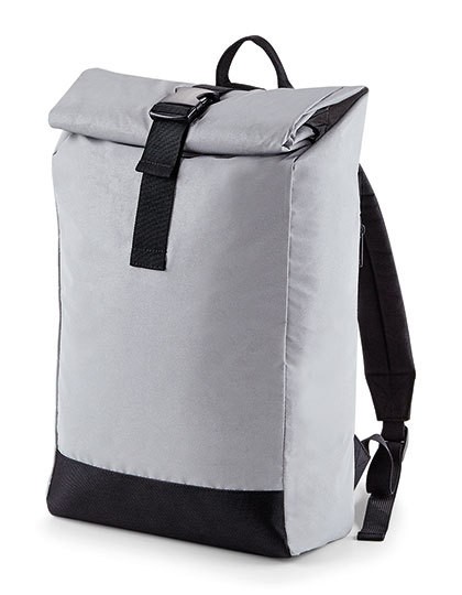 hi vis:reflektierender roll-top rucksack